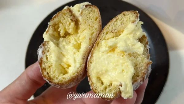 薄墨羊羹 和生どーなつ カスタードクリーム入り2 - ゆりママんブログ 薄墨羊羹 和生どーなつ カスタードクリーム入り2