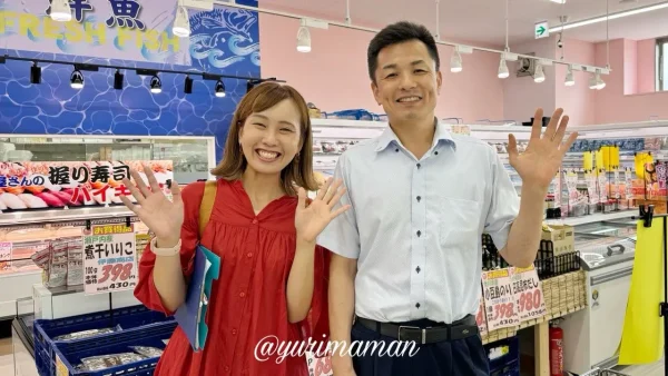 木村チェーン朝生田店をゆりママんが取材したときのシーン