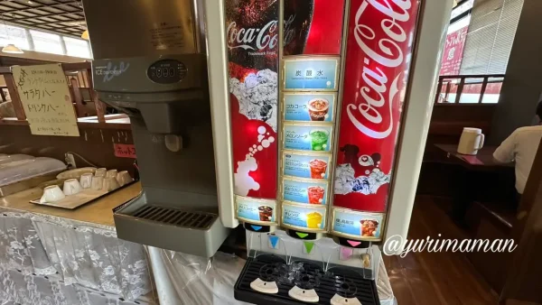味源のドリンクバーコーナー コカ・コーラやメロンソーダなどが選べるドリンクサーバー - ゆりママんブログ 味源のドリンクバーコーナー コカ・コーラやメロンソーダなどが選べるドリンクサーバー