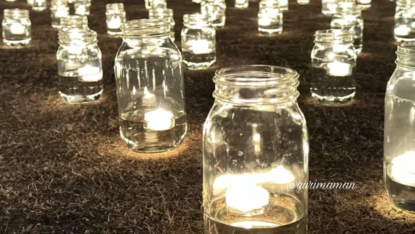 クリスマスナイト2025のキャンドルナイトの様子