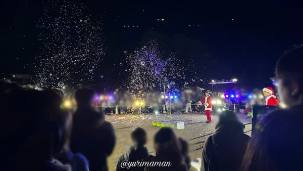 クリスマスナイト2025のナイトバブルの様子3