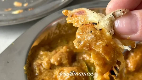 松山市「dairy chai stand & food」のパロタ。外はサクサク、中はしっとりとした南インドのパン2 - ゆりママんブログ 松山市「dairy chai stand & food」のパロタ。外はサクサク、中はしっとりとした南インドのパン2