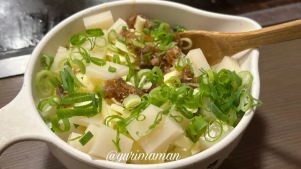 道とん堀新居浜店のお好み焼きビュッフェで具材を入れた器1