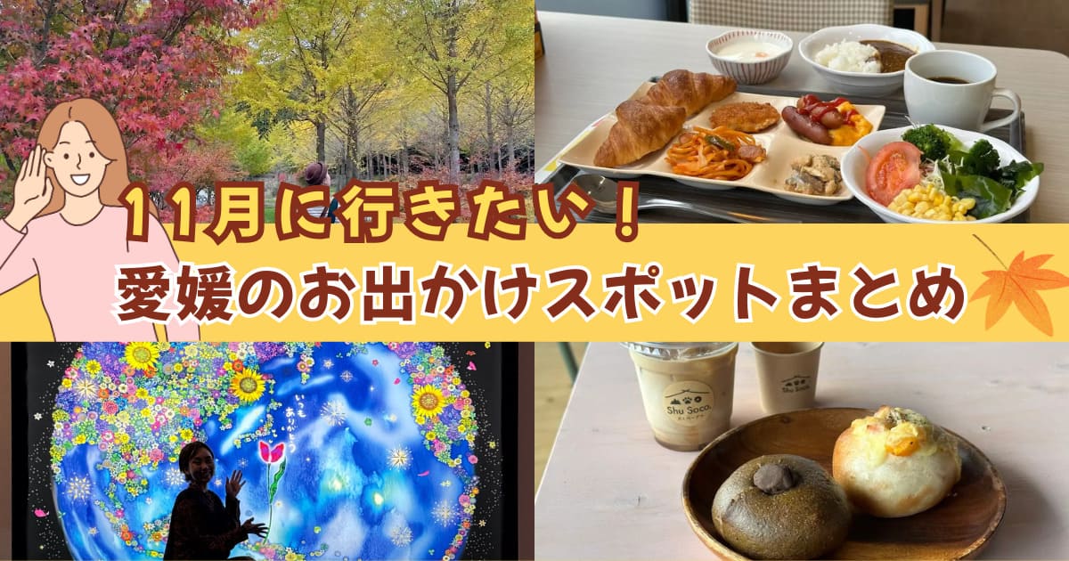 11月に行きたい愛媛のお出かけスポットまとめ2025｜紅葉・イルミネーション・グルメ・アート特集