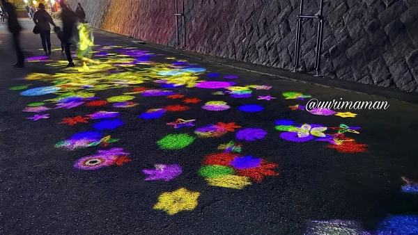 フェスタルーチェ 足元のイルミネーション - ゆりママんブログ フェスタルーチェ 足元のイルミネーション