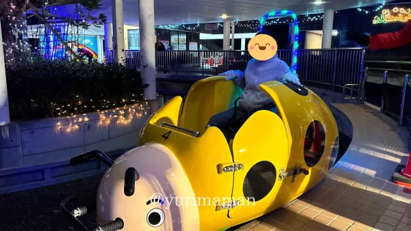 てんとうむしのモノレール 夜のイルミネーション - ゆりママんブログ てんとうむしのモノレール 夜のイルミネーション