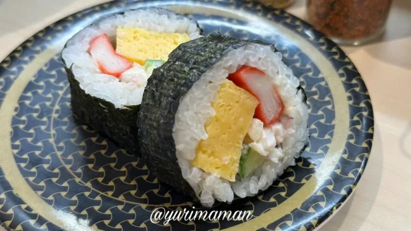 はま寿司松山中央店の朝限定シーフードサラダ太巻き