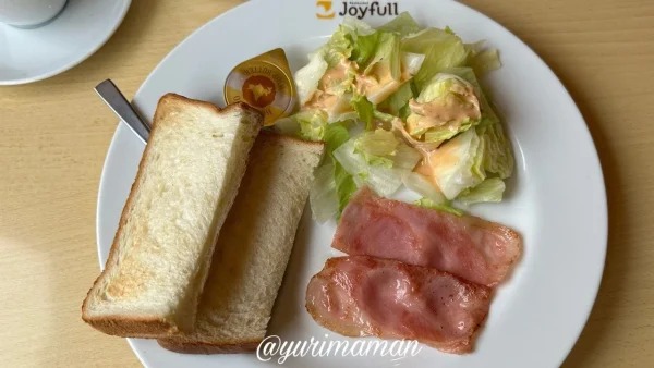 ジョイフルのベーコンモーニング