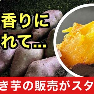 今治市まるひろで石焼き芋の販売がスタート｜サムネイル画像
