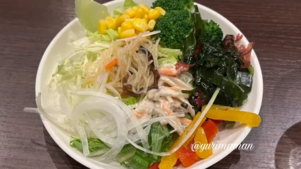 おむらいす亭のオムライスランチとサラダバー