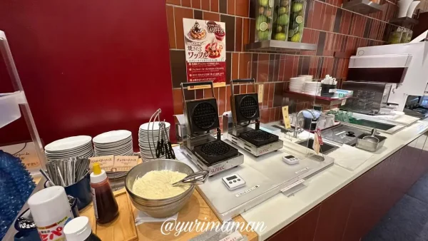 しゃぶ菜エミフルのワッフルメーカー(焼きたてワッフル食べ放題) - ゆりママんブログ しゃぶ菜エミフルのワッフルメーカー(焼きたてワッフル食べ放題)