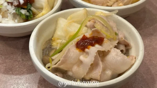 期間限定芳醇きのこだれと当番シャンの組み合わせで楽しむ