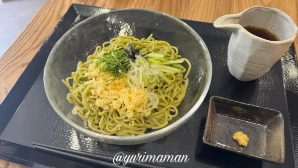 モリンガ麺のぶっかけそば（冷）全体写真