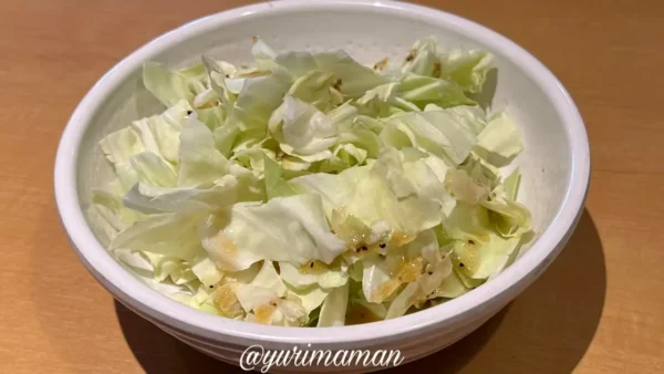 焼肉きんぐランチのパリパリ旨塩キャベツ - ゆりママんブログ 焼肉きんぐランチのパリパリ旨塩キャベツ