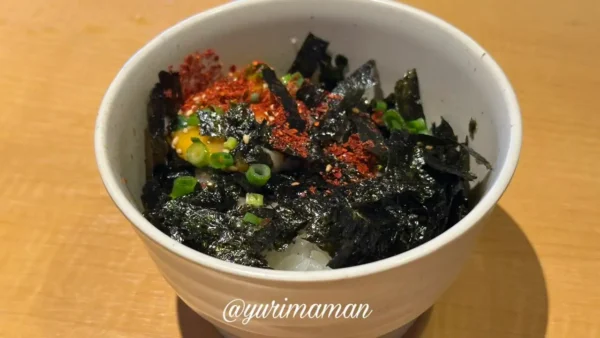 焼肉きんぐの韓国のり玉ご飯1 - ゆりママんブログ 焼肉きんぐの韓国のり玉ご飯1