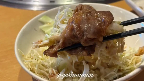 焼肉きんぐ炙りバラカルビとキャベツのサラ - ゆりママんブログ 焼肉きんぐ炙りバラカルビとキャベツのサラ