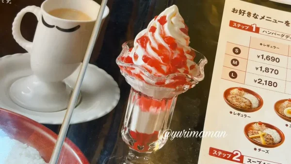 びっくりドンキー満喫セットのソフトクリーム