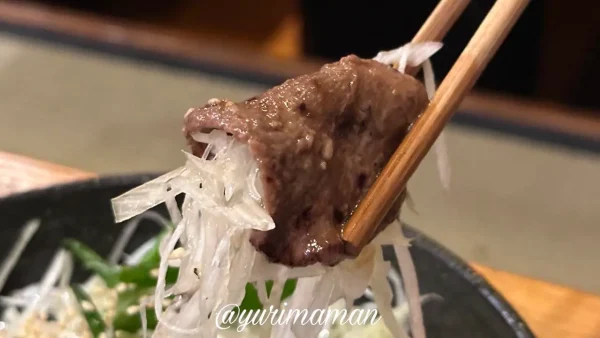 カルビ屋大福伊予三島店のネギサラダ2