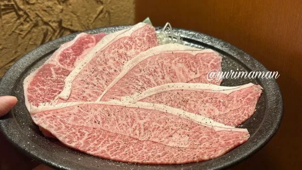 カルビ屋大福伊予三島店の和牛ミスジ