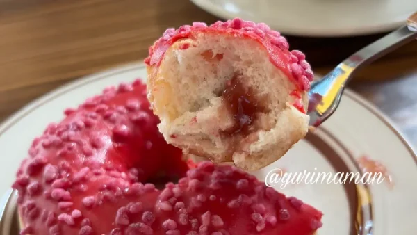 gurubeのストロベリークリームドーナツ2 - ゆりママんブログ gurubeのストロベリークリームドーナツ2