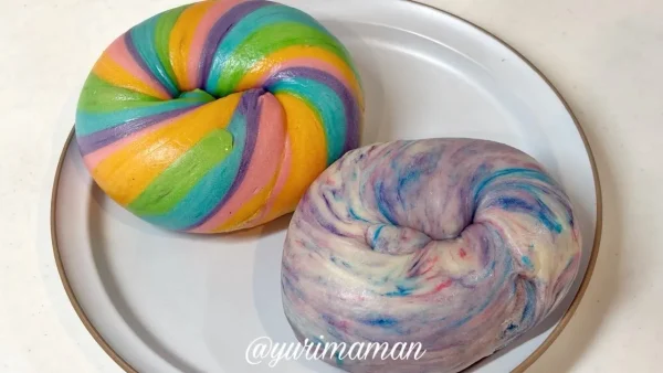 松山市古三津(三津浜エリア)にあるgurubeのカラフルなレインボーベーグル1 - ゆりママんブログ 松山市古三津(三津浜エリア)にあるgurubeのカラフルなレインボーベーグル1