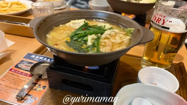 ガストで家族でもつ鍋を楽しんだやまやフェアの食卓2 - ゆりママんブログ ガストで家族でもつ鍋を楽しんだやまやフェアの食卓2