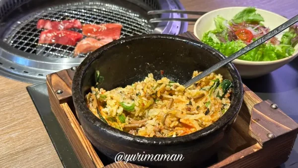 じゃんじゃかエミフルの石焼ビビンバ＆焼肉Plusランチのセット内容2