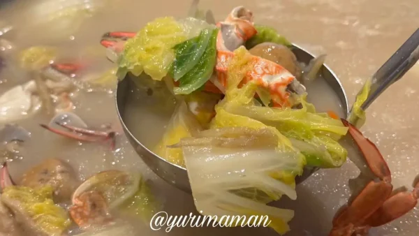 休暇村瀬戸内東予のディナービュッフェの郷土料理コーナー(水軍鍋) - ゆりママんブログ 休暇村瀬戸内東予のディナービュッフェの郷土料理コーナー(水軍鍋)