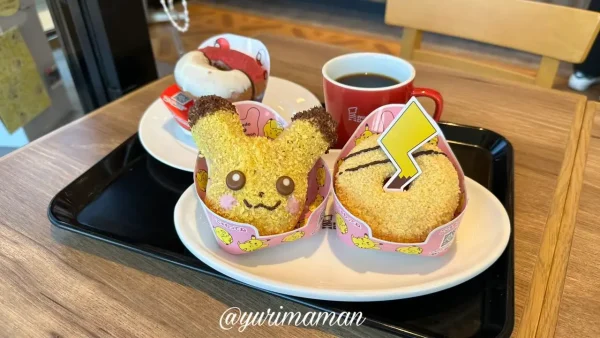 ミスド食べ放題で選んだポケモンドーナツ（ピカチュウ・モンスターボール）2