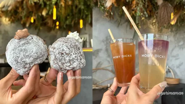 モビーディックスレアの生ドーナツとドリンクのセット