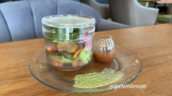 モビーディックスレアのランチセット付属シャカシャカサラダ1