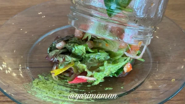 モビーディックスレアのランチセット付属シャカシャカサラダ2