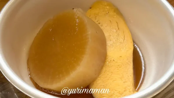 おむすび屋まるちゃんで提供されているテイクアウト可能なおでん2