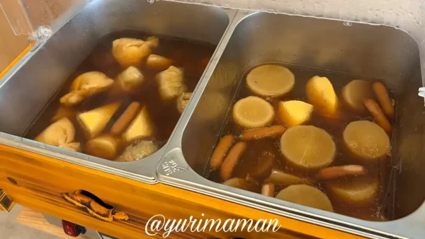 おむすび屋まるちゃんで提供されているテイクアウト可能なおでん1