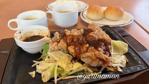 ステーキガストのはらぺこチキンランチ全体 - ゆりママんブログ ステーキガストのはらぺこチキンランチ全体