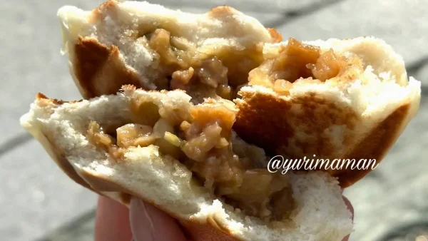 どうごゆけむりかふぇ(道後カフェ)肉入りおやき - ゆりママんブログ どうごゆけむりかふぇ(道後カフェ)肉入りおやき