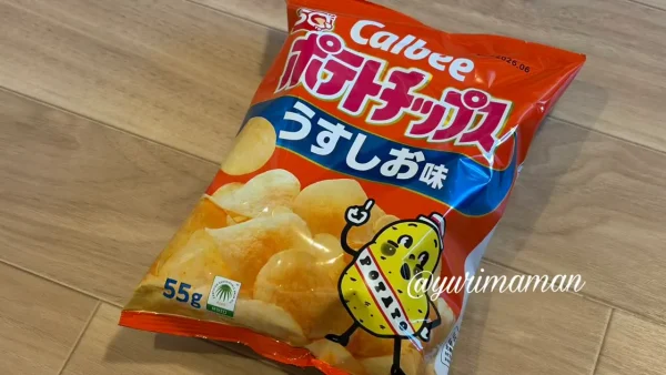 ホリダシホンポ松山本店で購入したポテトチップス