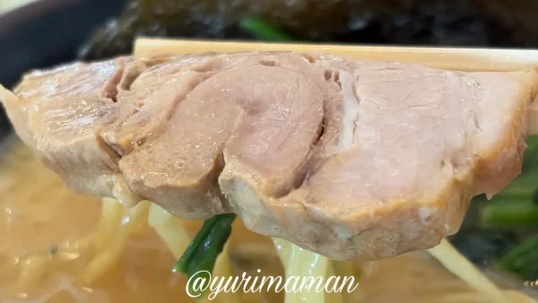 一門家 今治店のチャーシュー（厚めで脂身少なめのあっさり系）