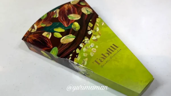 いよてつ高島屋アムールデュショコラ2026のピスタチオチョコレートブーケ風デザイン1 - ゆりママんブログ いよてつ高島屋アムールデュショコラ2026のピスタチオチョコレートブーケ風デザイン1