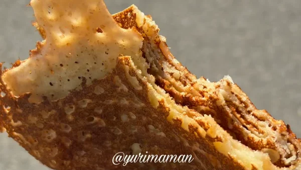 キタムラクレープがオープンまでに1年かけて改良した生地2