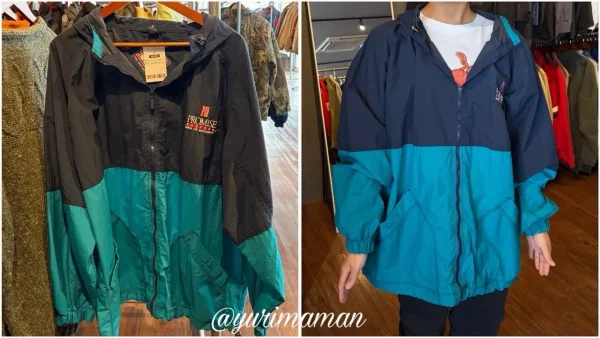 NOTIMEで古着試着|スポーティなナイロンジャケットで古着コーデ - ゆりママんブログ NOTIMEで古着試着|スポーティなナイロンジャケットで古着コーデ