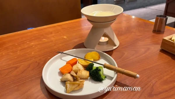 ピアーズベーカリーのチーズフォンデュセット(パン食べ放題付きランチ)1 - ゆりママんブログ ピアーズベーカリーのチーズフォンデュセット(パン食べ放題付きランチ)1