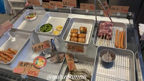 しまなみ牡蠣処の牡蠣以外の食材