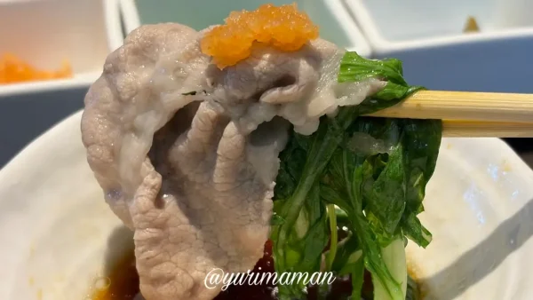 ゆず庵の食べ放題ランチの薬味2