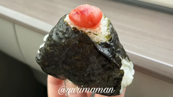 イオン店内にぎりの辛子明太子おにぎり1