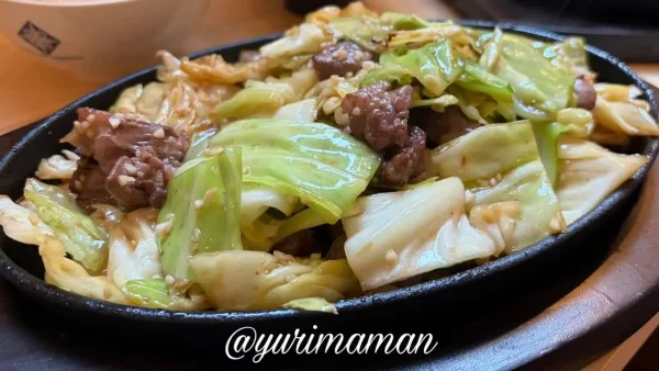 びっくり焼亭のびっくり焼き定食(大盛り) - ゆりママんブログ びっくり焼亭のびっくり焼き定食(大盛り)