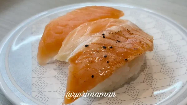 はま寿司のサーモン3種盛り