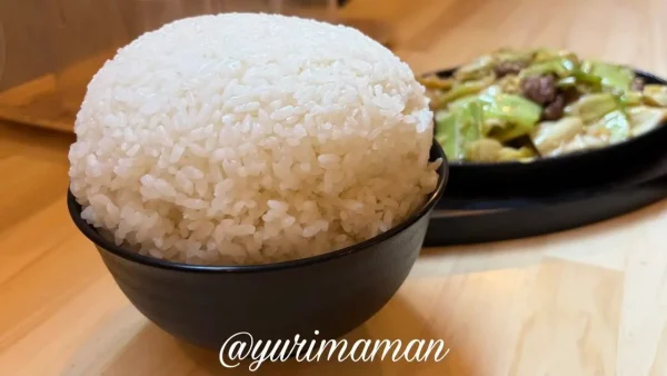 びっくり焼きに合うマンガ盛りの大盛りご飯1 - ゆりママんブログ びっくり焼きに合うマンガ盛りの大盛りご飯1