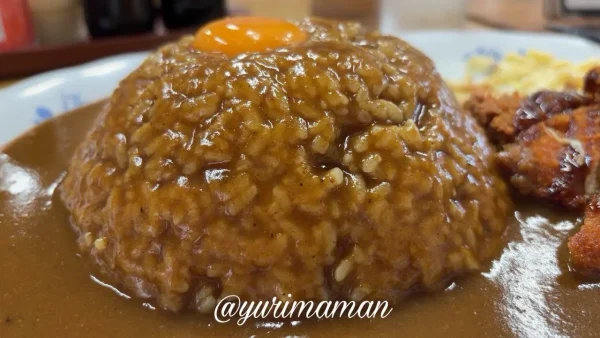 松山市道後一万 太養軒のジャンボカツカレー3