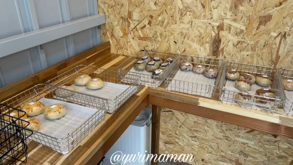 松山市古川にオープン「みんなのベーグル」2号店の内観写真1